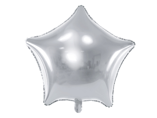Folija balons Star, 70cm, sudrabs