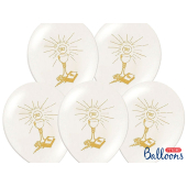 Balloons 27cm, Holy Communion, Pastel Pure White (1 pkt / 50 pc.)