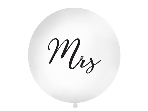 Giant Balloon 1 м, Mrs, белый Giant Balloon 1 м, Mrs, белый
