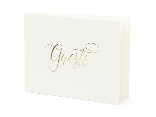 Guest Book Guests, 24x18.5cm, light cream, 22 pages Guest Book Guests, 24x18.5cm, light cream, 22 pages