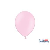 Spēcīgi baloni 27 cm, pasteļkrāsas mazuļu rozā (1 gab. / 100 gab.)