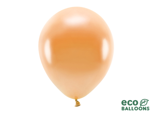Eko baloni 30 cm metāliski, oranži (1 gab. / 10 gab.)