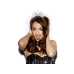 Tiara with a veil, silver Tiara with a veil, silver