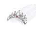 Tiara with a veil, silver Tiara with a veil, silver