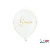 Balloons 30cm, Novio, Pastel Pure White (1 pkt / 50 pc.)