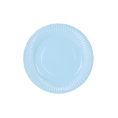 Plates, light sky-blue, 18cm (1 pkt / 6 pc.)