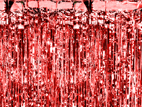 Party curtain, red, 0.9 x 2.5m Party curtain, red, 0.9 x 2.5m