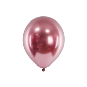 Spīdīgi baloni 30 cm, rozā zelts (1 gab. / 50 gab.)