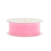 Chiffon Ribbon, light pink, 25mm/25m