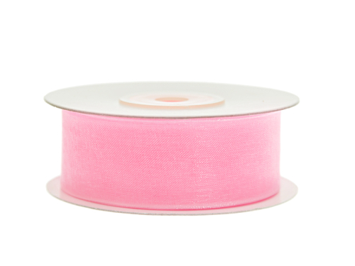 Chiffon Ribbon, light pink, 25mm/25m