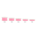 Chiffon Ribbon, light pink, 25mm/25m