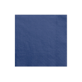 Salvetes, 3 kārtas, tumši zila, 33x33cm (1 gab. / 20 gab.)