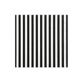 Салфетки Stripes, черные, 33 x 33 см (1 шт. / 20 шт.)