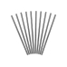 Paper Straws, silver, 19.5cm (1 pkt / 10 pc.)