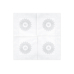 Napkins First Communion - IHS, 33x33cm, silver (1 pkt / 20 pc.)