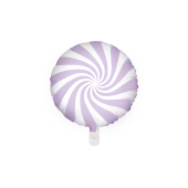 Folija balonu konfektes, 35cm, gaiši ceriņi
