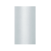 Tulle Plain, grey, 0.3 x 9m