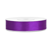 Satin Ribbon, purple, 12mm/25m (1 pc. / 25 lm)