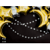 Garland Stars, sudrabs, 3,6 m Garland Stars, sudrabs, 3,6 m