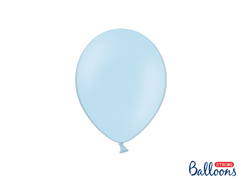 Spēcīgi baloni 23 cm, pasteļkrāsas mazuļu zils (1 gab. / 100 gab.)