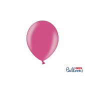 Spēcīgi baloni 23 cm, metāliski karsti rozā (1 gab. / 100 gab.)