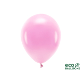 Eko baloni 30 cm pasteļtoņi, rozā (1 gab. / 100 gab.)
