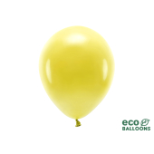 Eko baloni 30 cm pasteļtoņi, tumši dzelteni (1 gab. / 100 gab.)