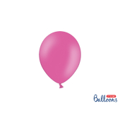 Spēcīgi baloni 12 cm, pasteļkrāsas karsti rozā (1 gab. / 100 gab.)