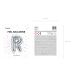 Folija balona burts "R", 35 cm, sudrabs