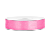 Satin Ribbon, pink, 12mm/25m (1 pc. / 25 lm)