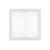 Napkins First Communion - Ornament, 33x33cm, silver (1 pkt / 20 pc.)
