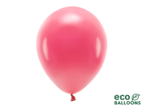 Eko baloni 30 cm pasteļtoņi, gaiši sarkani (1 gab. / 10 gab.)