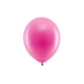 Varavīksnes baloni 23 cm pastelis, fuksija (1 gab. / 100 gab.)