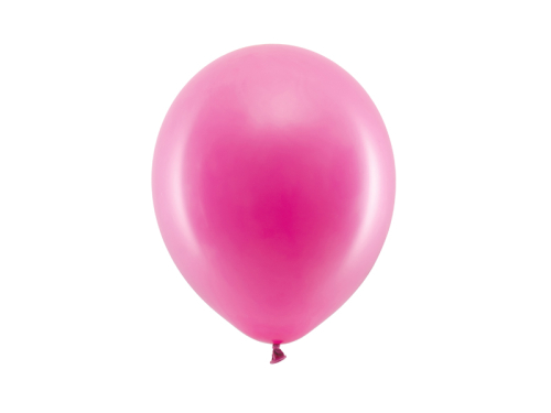 Varavīksnes baloni 23 cm pastelis, fuksija (1 gab. / 100 gab.)