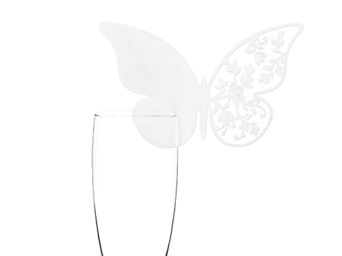 Place cards Butterfly, 12.5 x 7.6cm (1 pkt / 10 pc.) Place cards Butterfly, 12.5 x 7.6cm (1 pkt / 10 pc.)