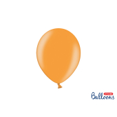 Spēcīgi baloni 23 cm, metālisks mandarīnu oranžs (1 pkt / 100 gab.)