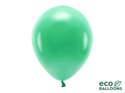 Eko baloni 30 cm pasteļtoņi, zaļi (1 gab. / 10 gab.)