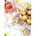 Printed Organza, white, 0.36 x 9m