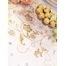 Printed Organza, white, 0.36 x 9m