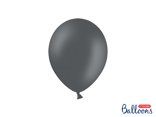 Spēcīgi baloni 23 cm, pasteļpelēks (1 gab. / 100 gab.)