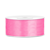 Satin Ribbon, pink, 25mm/25m (1 pc. / 25 lm)