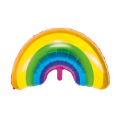 Воздушный шар из фольги Rainbow, микс, 73x45см