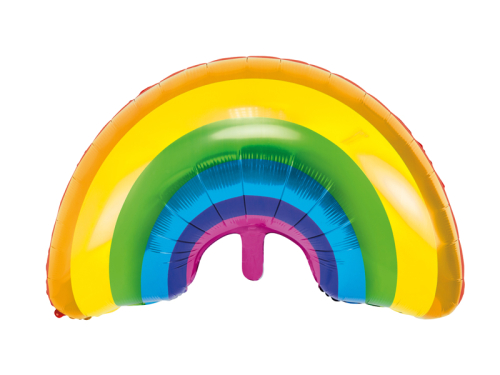 Folija balons Rainbow, maisījums, 73x45cm
