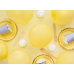 Eko baloni 30 cm pasteļi, dzelteni (1 gab. / 10 gab.)