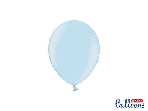 Воздушные шары Strong Balloons 12см, металлик Baby Blue (1 шт. / 100 шт.)