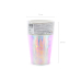 Paper cups, iridescent, 220ml (1 pkt / 6 pc.)