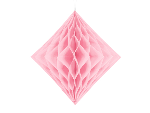Honeycomb Diamond, light pink, 20cm