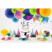 Tissue paper garland Butterflies, mix, 3m Tissue paper garland Butterflies, mix, 3m