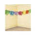 Tissue paper garland Butterflies, mix, 3m Tissue paper garland Butterflies, mix, 3m