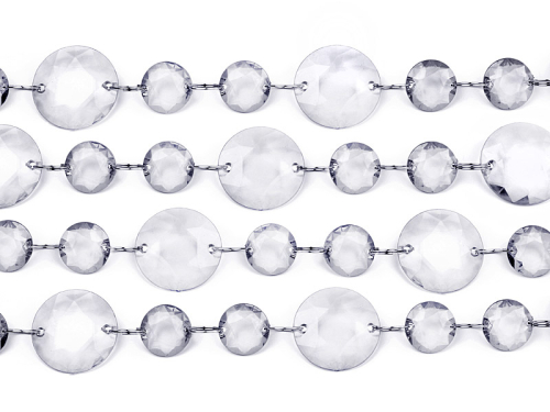 Crystal garland, colourless, 1m Crystal garland, colourless, 1m